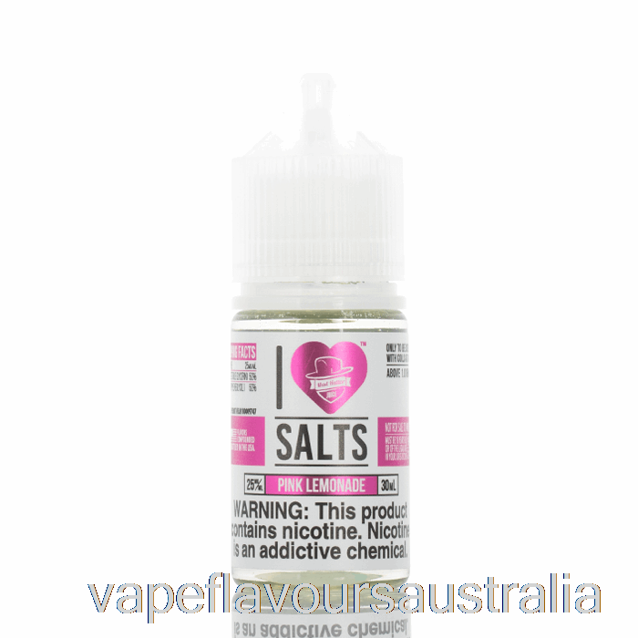 Vape Australia Pink Lemonade - I Love Salts - 30mL 50mg
